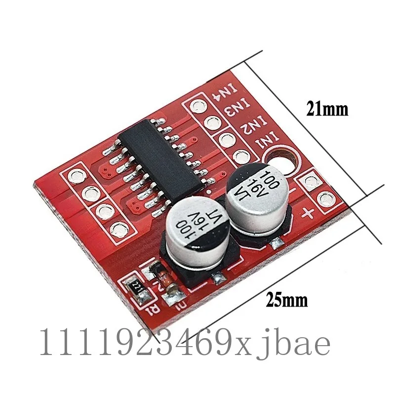 2-Channel DC Motor Driver Module, Dual H-bridge Circuit Board, DC Motor Forward Reverse Control With PWM Speed Adjustment