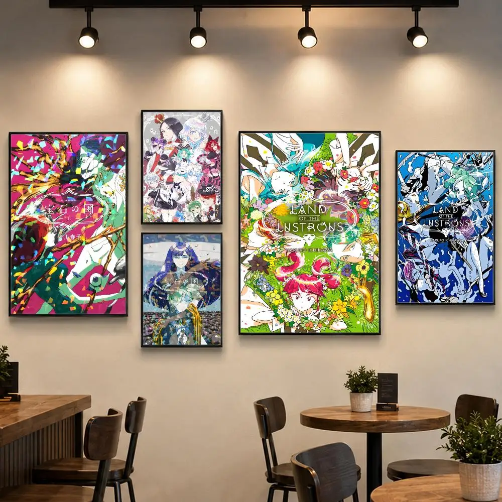 Anime L-Land of the Lustrous Poster PP Paper Decorative Wall Art for Living RoomsBedrooms Bars Cafes Stylish Home Decor Gift