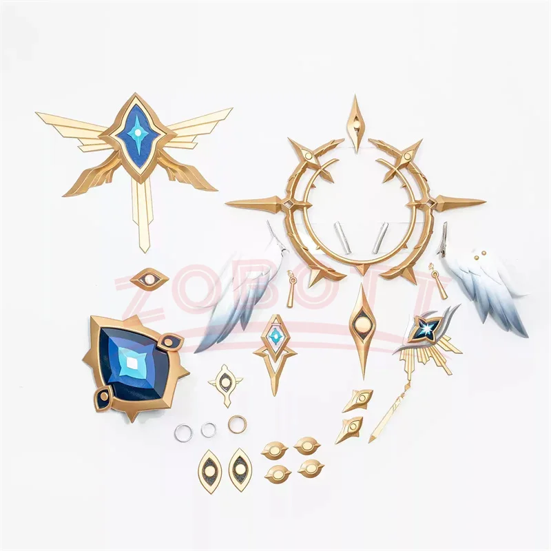 

Honkai:Star Rail New Skins Sunday Cosplay Headwear Halo Ear Clip Earrings Halloween Carnival Party Accessories Prop