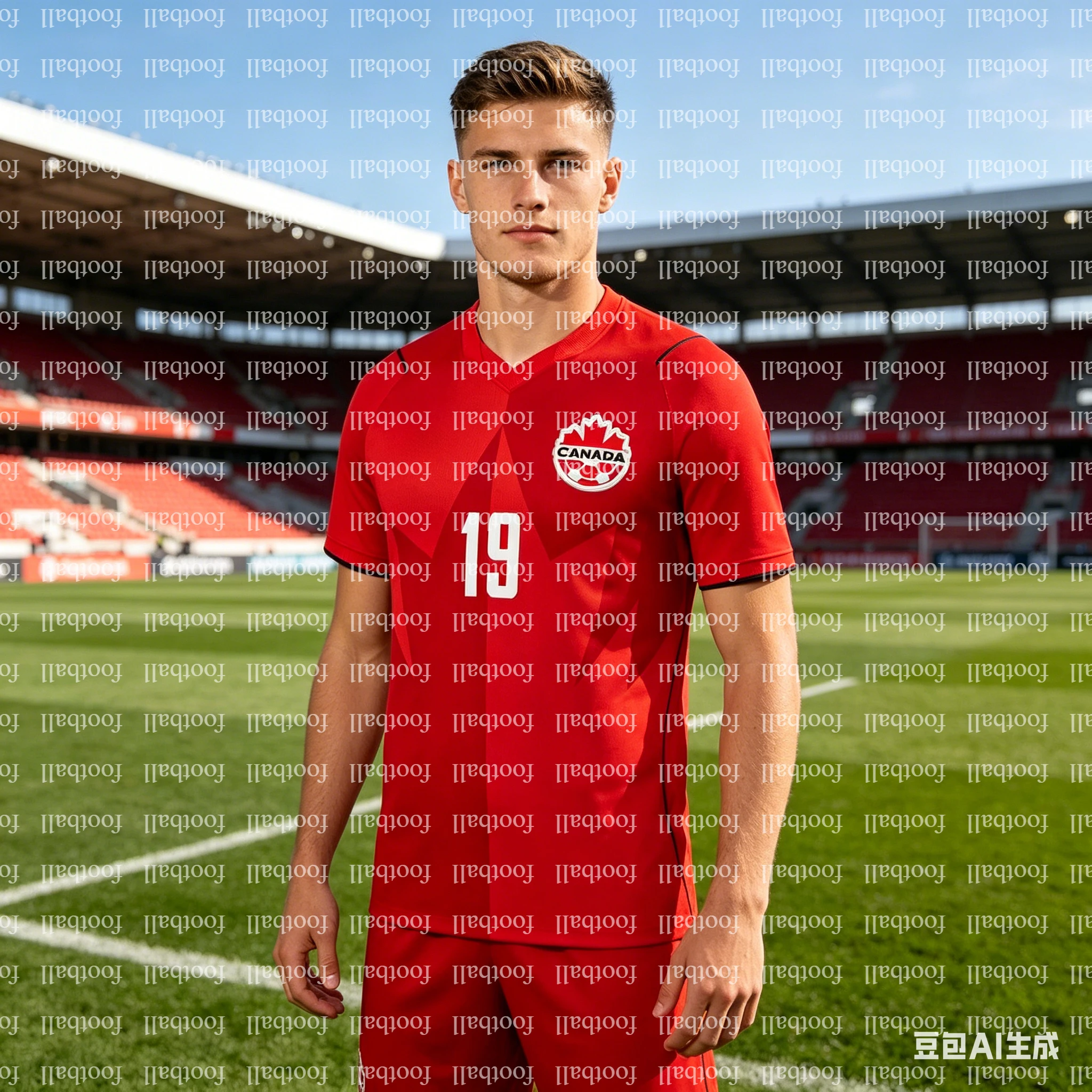 Camiseta de Entrenamiento de Fútbol Canadiense Edición 2026 - Impresión Digital 3D - Cómoda y Transpirable - Ropa Familiar Personalizada