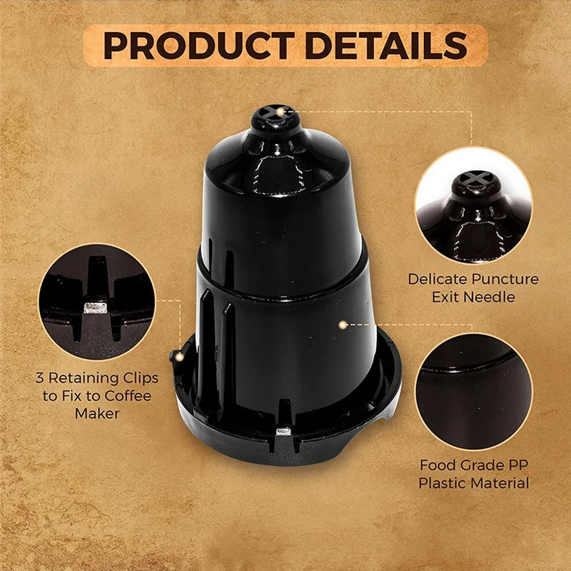 Sostituzione della parte del supporto Keurig con ago di uscita, compatibile con K-Elite, K-Café, K-Slim, modelli classici - Macchine da caffè