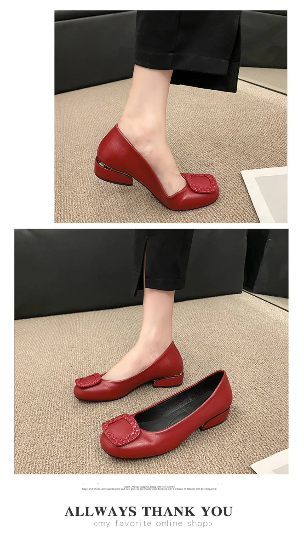Weiche Lederschuhe mit weicher Sohle aus Kuhsehnen, Frühling/Herbst, Damenlederschuhe, festliche Damenschuhe für Sommer, Hochzeit, Bankett, Muttertag – Detail 27