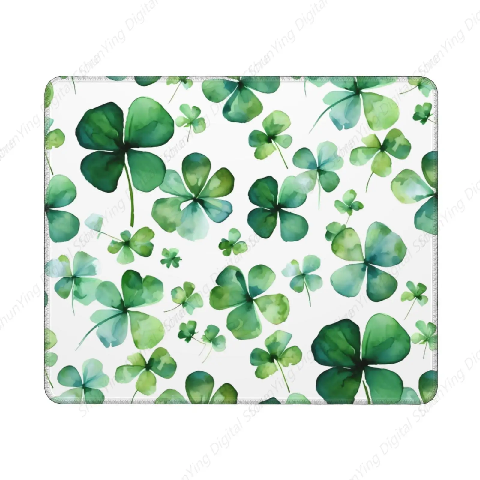 Happy St. Patrick's Day Mouse Pad Washable Non slip Rubber Durable Mouse Pad Laptop Gaming Table Pad Decorative Gift 18*22cm