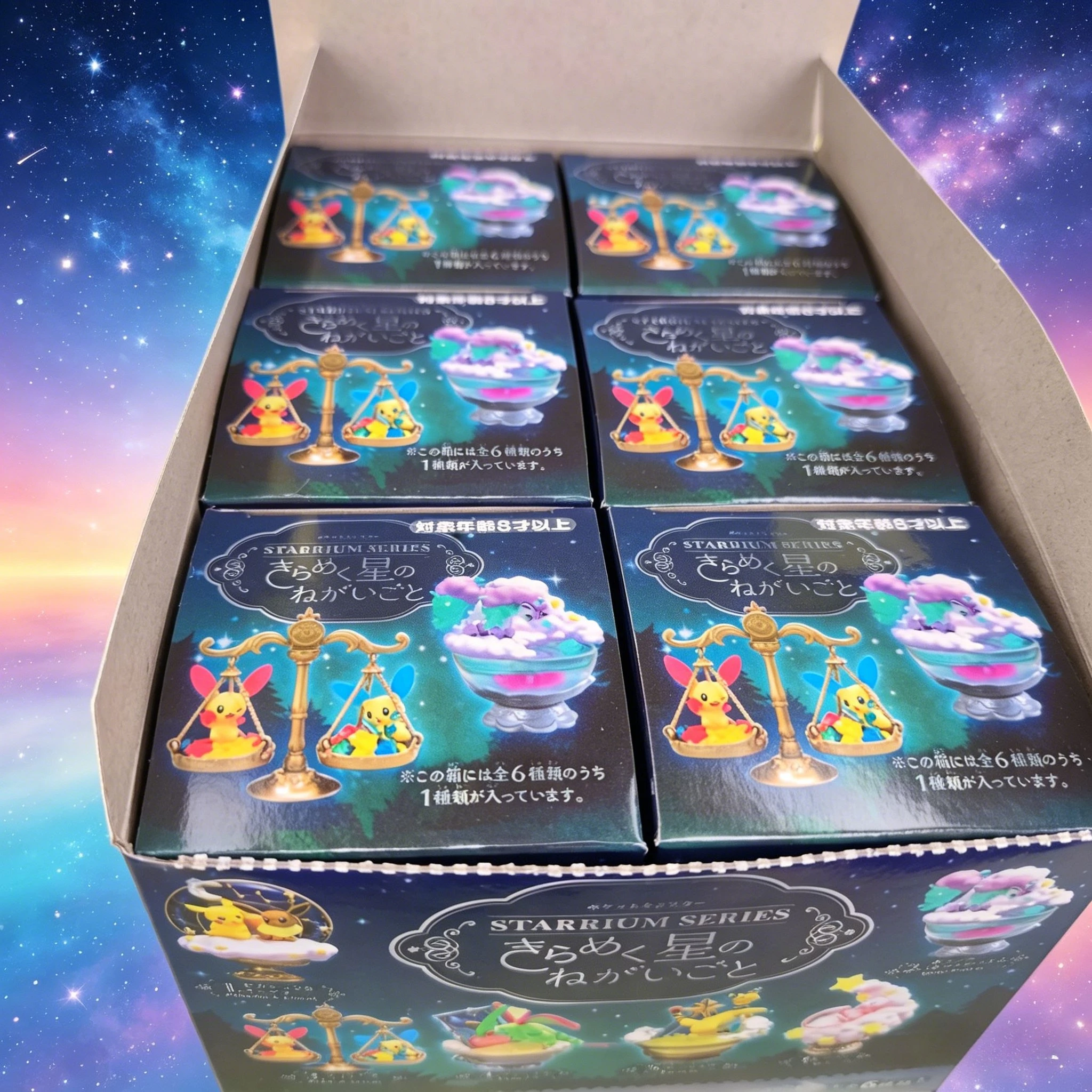 

Shining Star Wishes Pokémon Mini Blind Box Collectible Figure, Pikachu Glaceon Absol Ralts Kirlia Ponyta Anime Toy Gift
