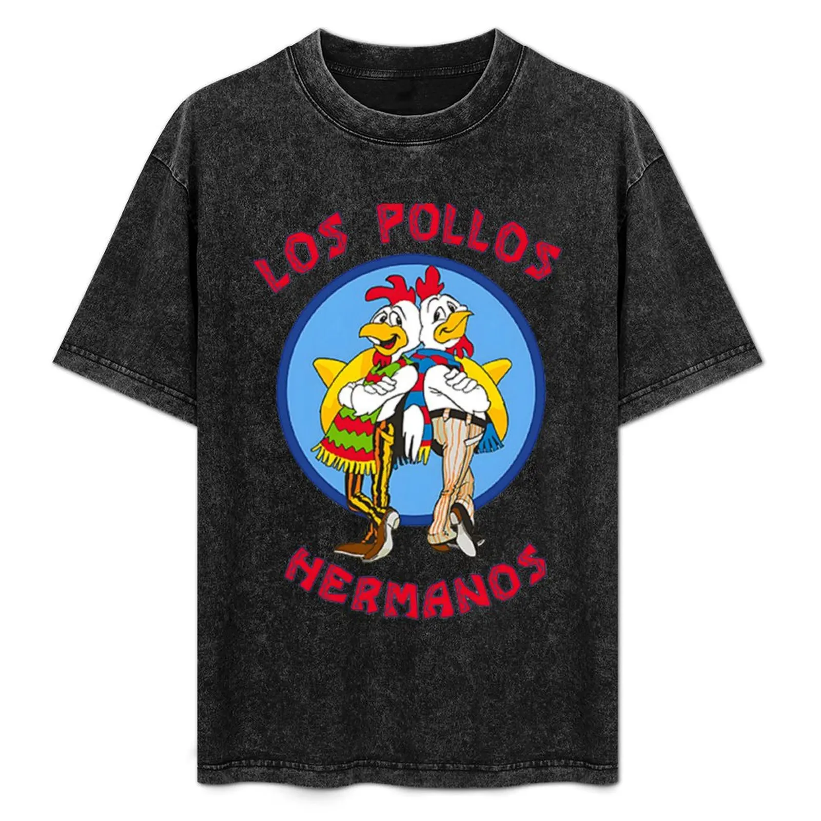 Los Pollos Hermanos Helmet T-Shirt Casual Trendy Streetwear Tee Shirt