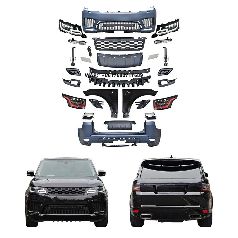 New 2014-2017 Car Modification Front Bumper LED Headlights Taillights Upgrade 2022 OEM Bodykit for Sport Bolt-On