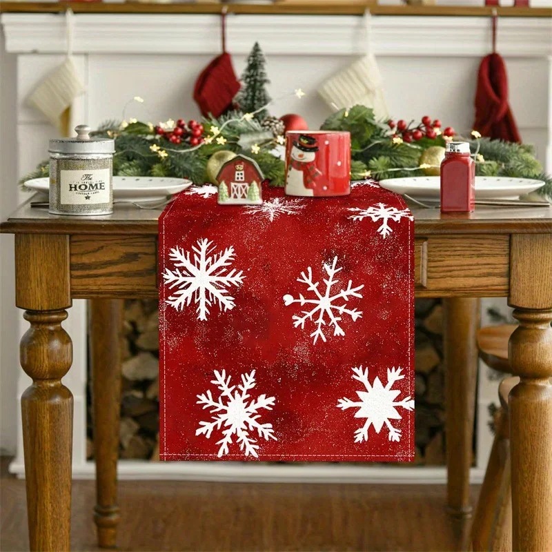 Happy Sukkot Linen Table Runner Dresser Scarves Decor Etrog Lulav Sukkah Kitchen Dining Table Runner Home Party Decorations