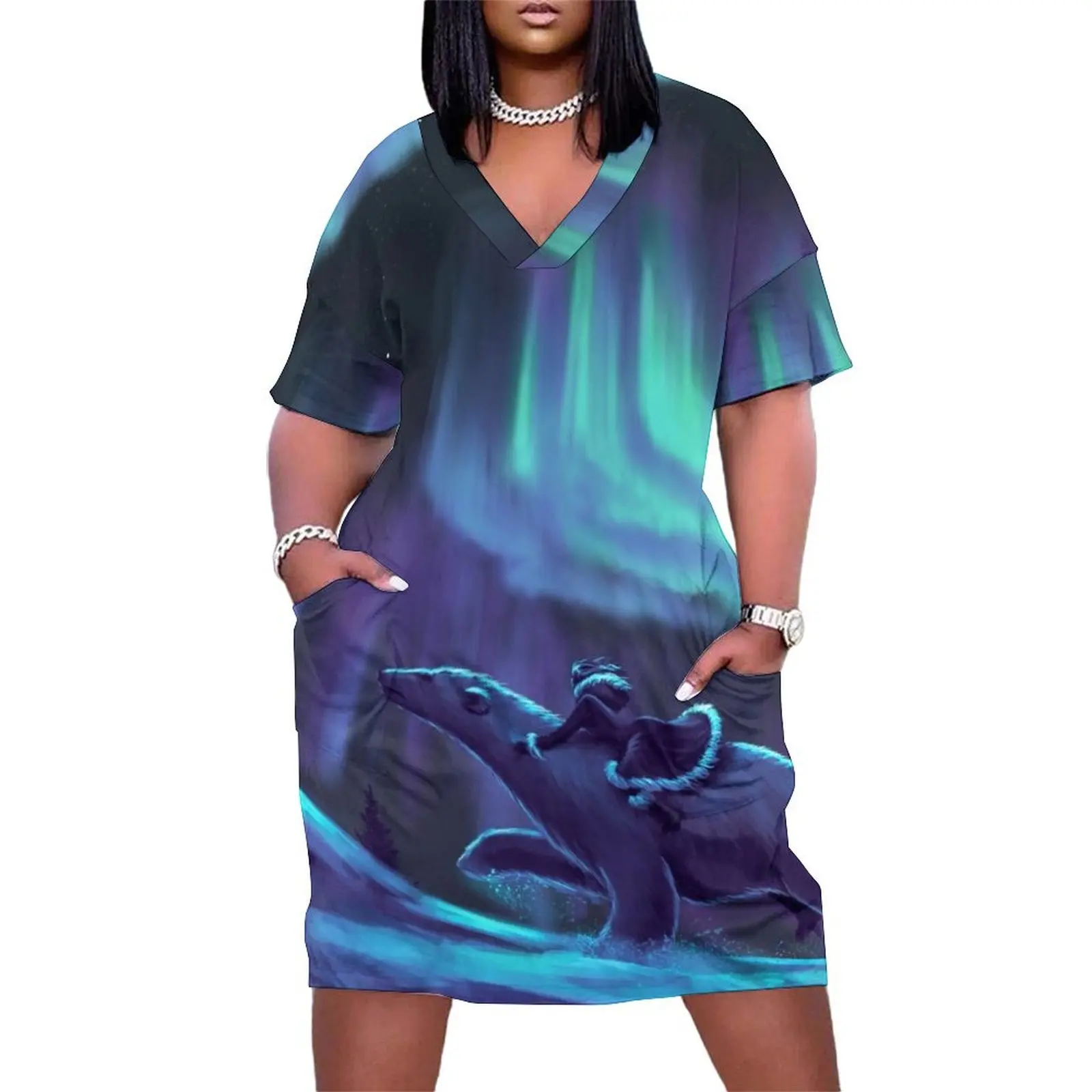 

His Dark Materials - Fan Art Loose Pocket Dress women party dresses summer dresses
