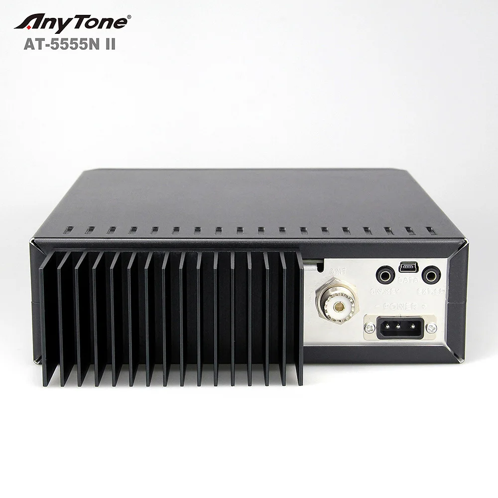 AnyTone AT-5555N II 25.615-30.105MHz CB mobiele radio 40 kanaal mobiele transceiver AM/FM/SSB/LSB/USB modus 10 meter radio