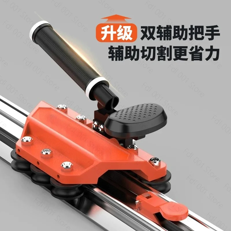 New Manual Tile Cutting Machine High Precision Slate Floor Tile Track Push Knife Cutting