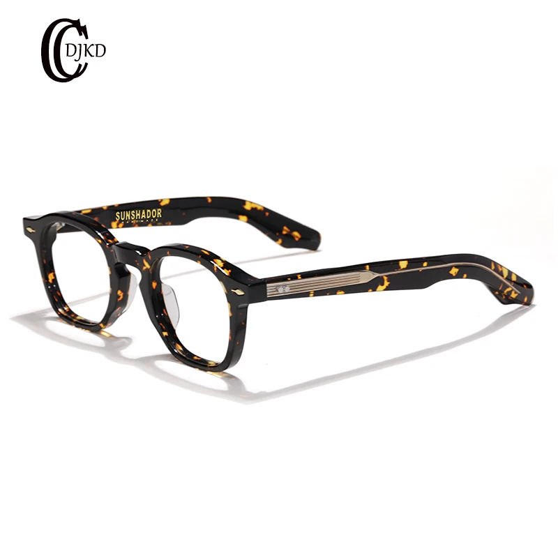 

2024 New Acetate oval Retro Eyeglass Frame Men And Women High Quality Fashion Designer Personalized Handwork Classical Glasses