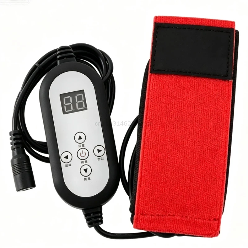 Camera Lens Dew Heater Strip with Temperature Display, Visible Adjustable Timing Dew Prevention Belt for Astronomical Telescope