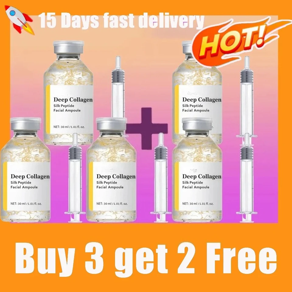 Silk Peptide Intensive Lifting Ampoule |Anti-Aging Serum For Face With Collagen & 30 Peptide Complex  Skin Tightening & Firming, image 8