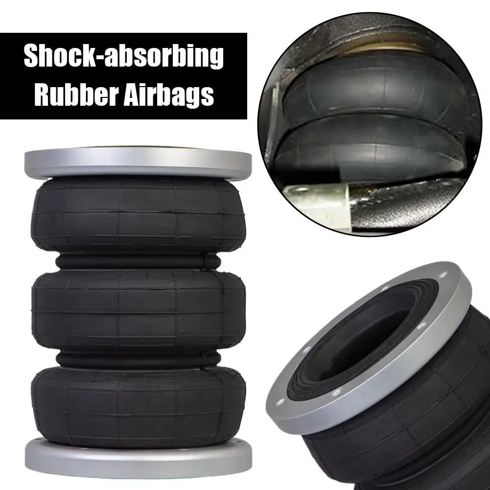 

Truck Shock-Absorbing Rubber Airbags Heavy-Duty Suspension Air Springs With Steel Bead Plates Universal Motorcycle Accessory