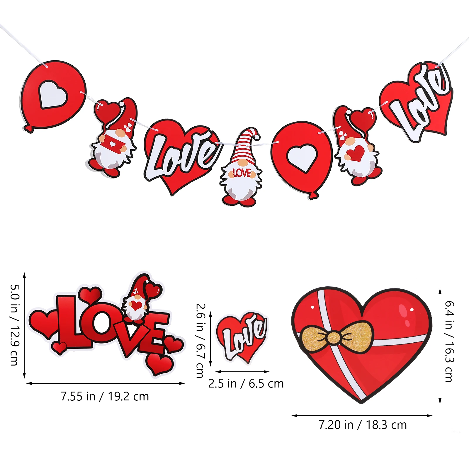 

Valentines Day Decor Kit White Bride Balloons Emulsion naments Latex Material Easy Installation Romantic Atmosphere DIY