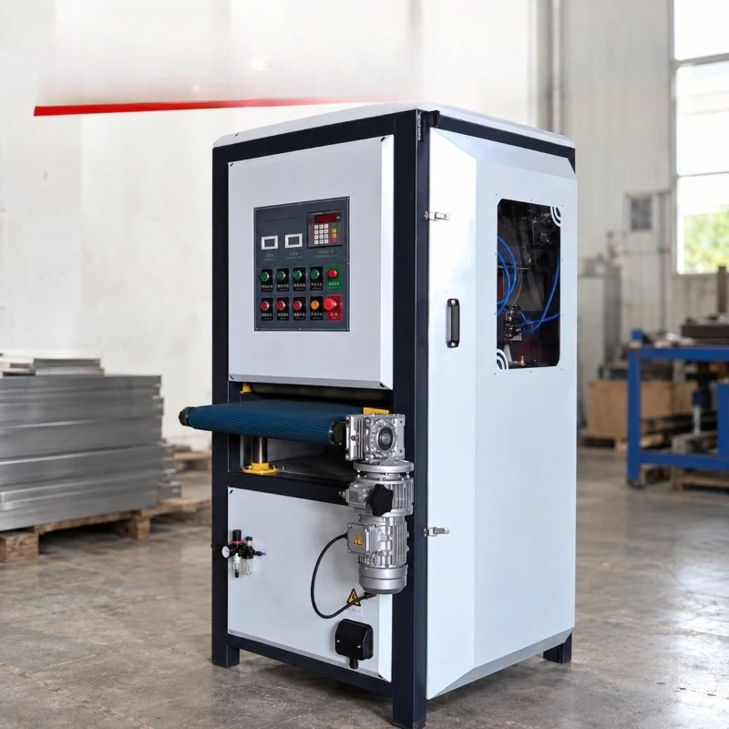 Plane automatic rust removal and polishing machine grinding stainless steel wire drawing metal wire drawing machine laser burr