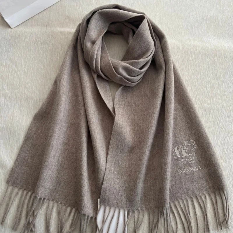 2024 winter new cashmere scarf women\'s 100% cashmere versatile long warm thick shawl scarf