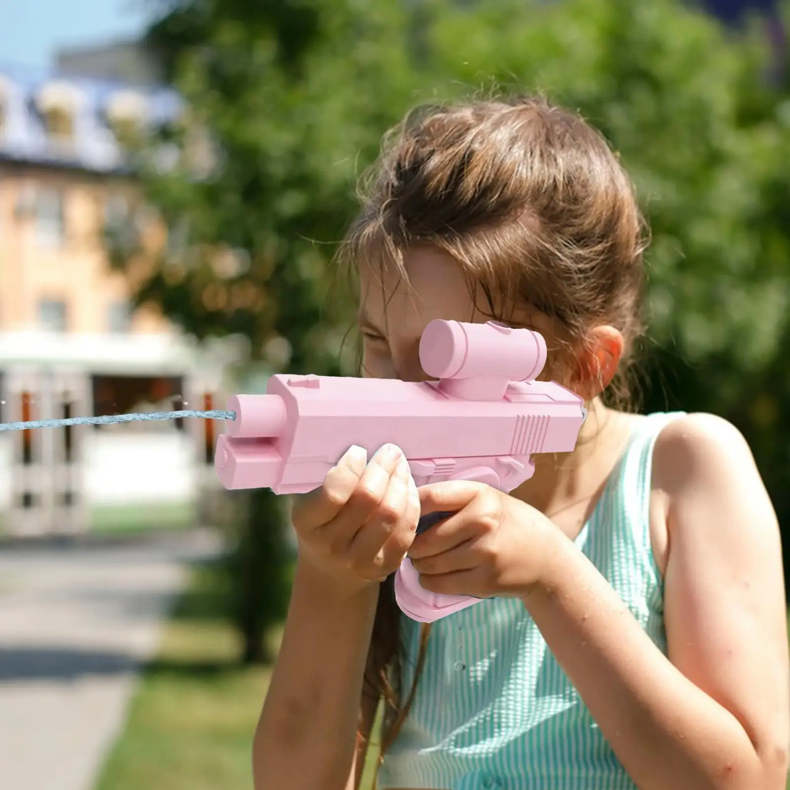 Outdoor Portable Double-sided Reverse Water Guns Prank Reverse Water Spray Toy Creative Gift Tool Interactive Summer Hot Weather