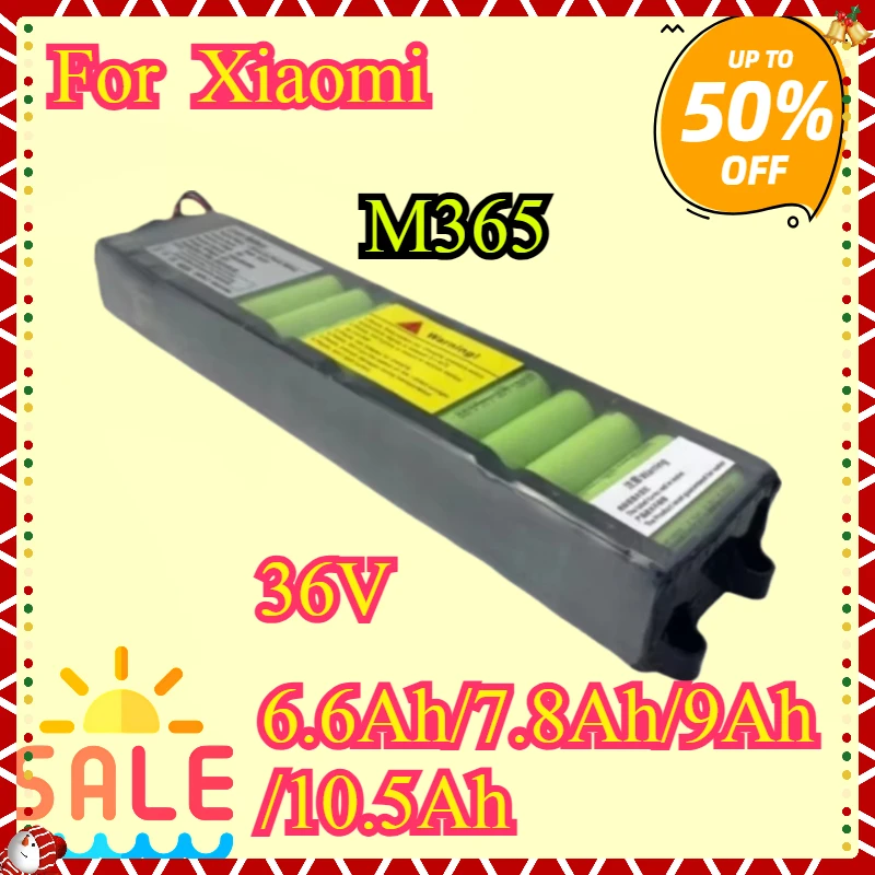

36V 7800mAh Li-ion Rechargeable Battery SM and XT30 Connectors Built-in BMS Protection For XiaoMi M365 Electric Scooter Batterie