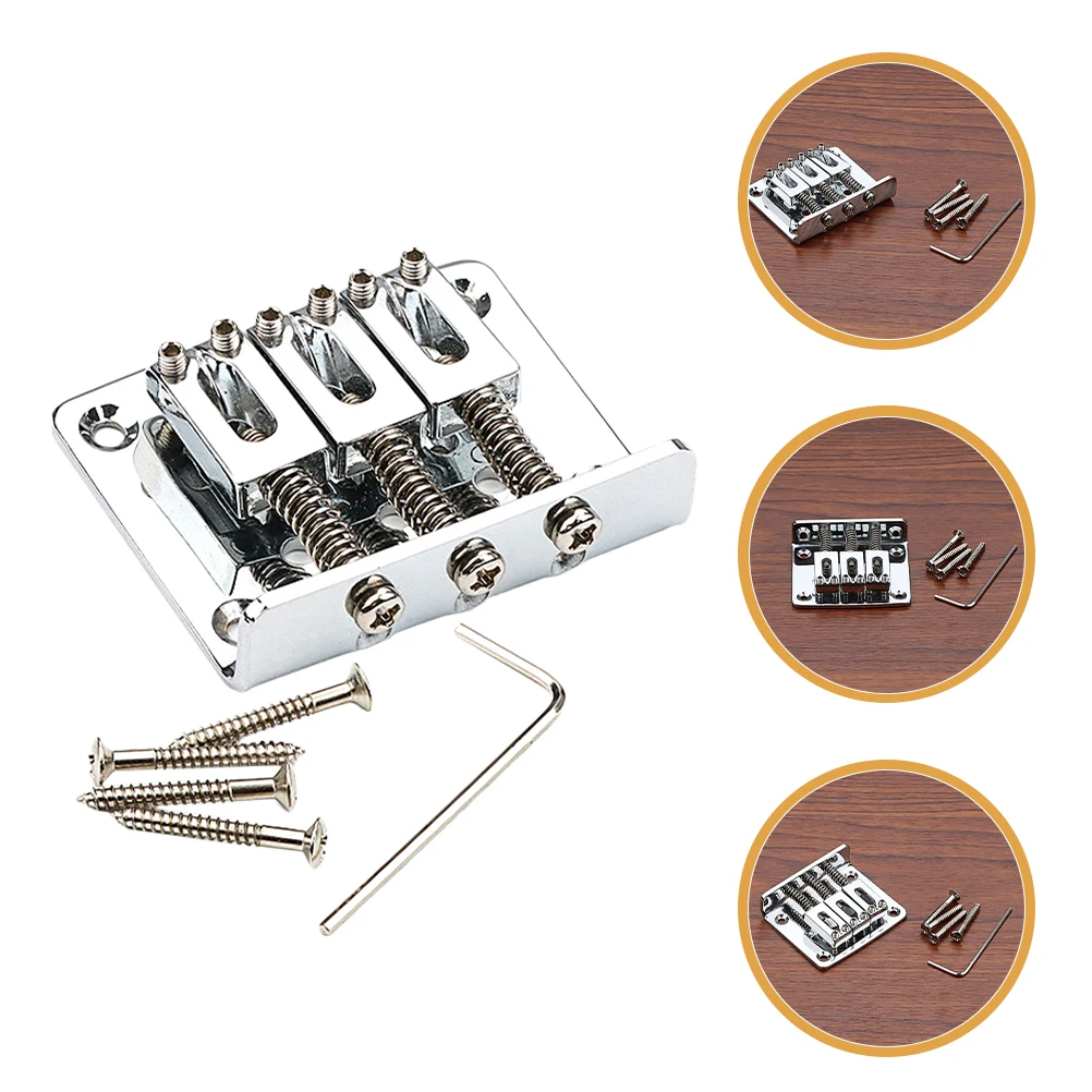 

Guitar Bridge Electric Accessories Bridges Parts Long Screw Saddles Stainless Steel