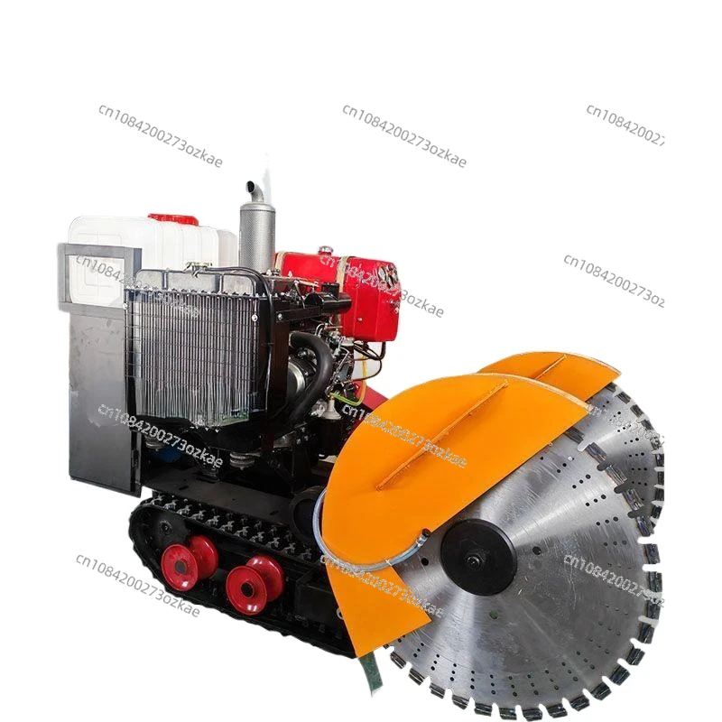 Laser Cutting Machine Dust Collector Automatic Walking Remote Control Crawler Road Electric Starter Large Diesel Concrete