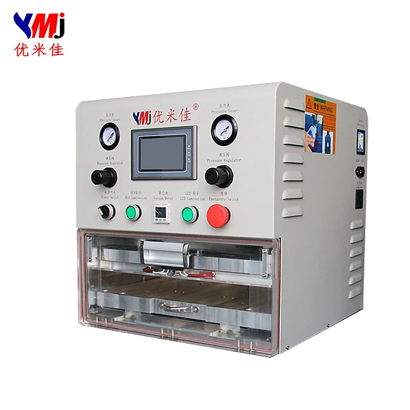 YMJ-TTH-200 15 inch LCD OCA Laminator Machine For Mobile Phone Tablet Display Repair YMJ LCD Glass OCA Vacuum Laminating Machine