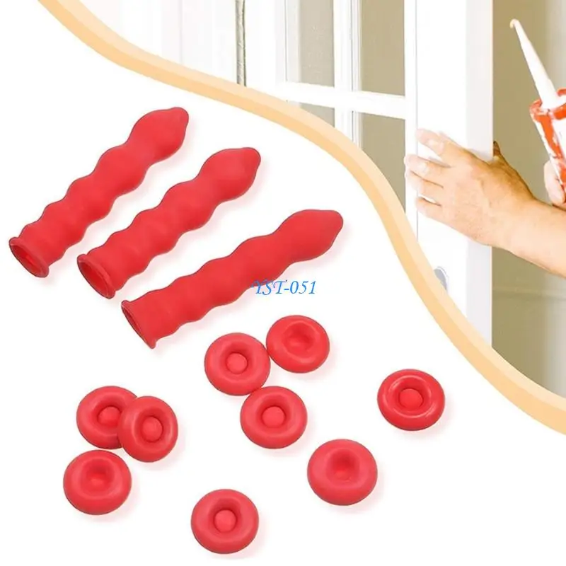 

E15A Красные многоразовые крышки для герметизирующих трубок, герметичное решение для хранения инструментов для герметизации