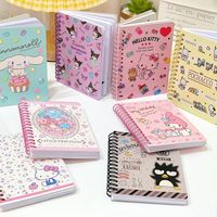 Sanrio Hello kitty Notebooks My melody Kuromi Cinnamoroll Diary Agenda Weekly Planner student Notepad School Supplies Wholesale