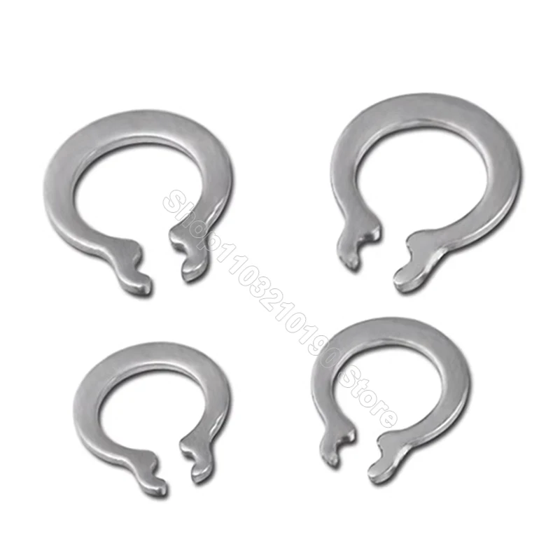 50-500Pc 304Stainless Steel C-type External Circlip Shaft Retaining Ring Snap CirClip Gourd Type Washer M3 M4 M5 M6 M7 M8 DIN471