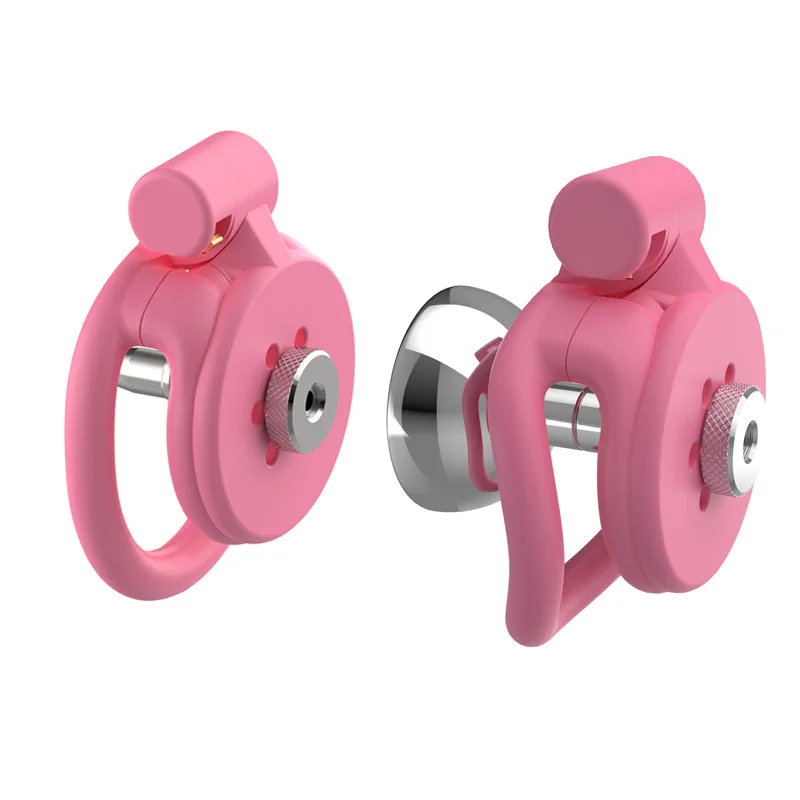 Urethral Inverted Negative Male Chastity Lock Flat Cock Cage with Urinary Catheter Metal Urethral Catheter BDSM Sex Toys for Men - view 2