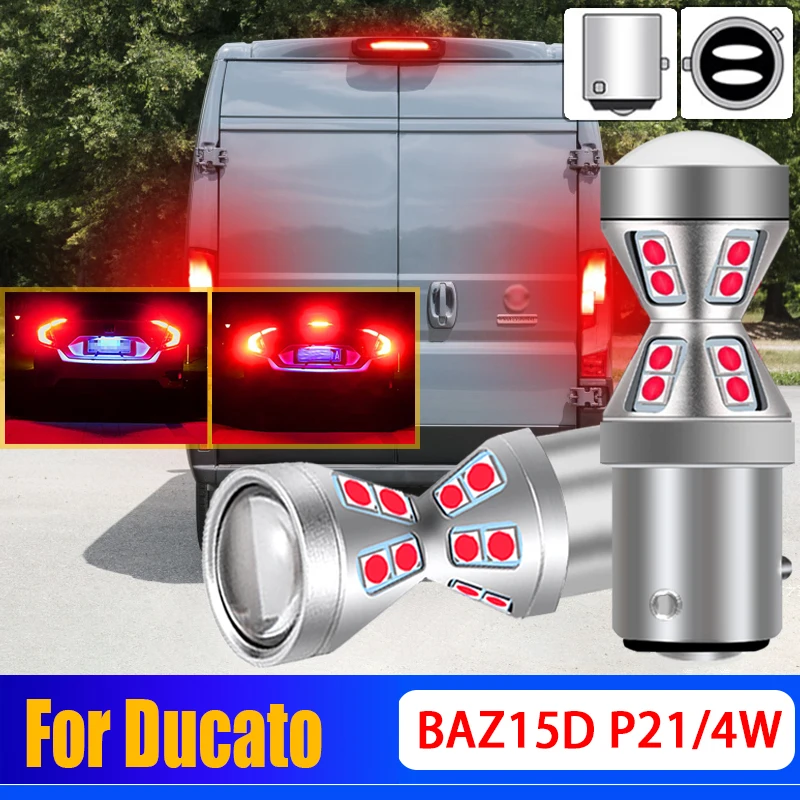 

2Pcs Canbus No Error P21/4W 566 LED Stop Brake Lights Bulbs BAZ15d Lamps For Fiat Ducato 2002 2003 2004 2005 2006 2007 2008-2020