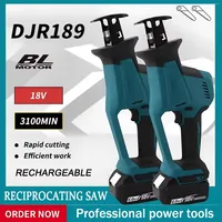 Fit Makita DJR189 Cordless Electric Reciprocating Saw Brushless Rechargeable Wood Metal Cutting Saw Portable Saw Power Tool 18V