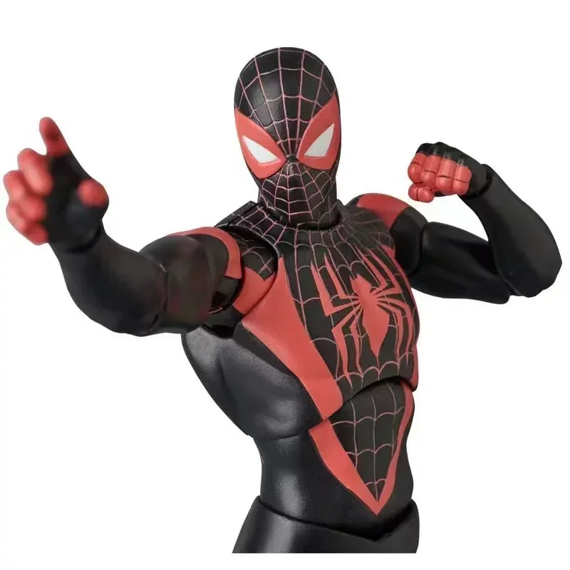CT Toys Maf 092 Spiderman Miles Morales Action Figure Ultimate Spiderman Figurine PVC Collection Comics  ألعاب مايلز موديل #6