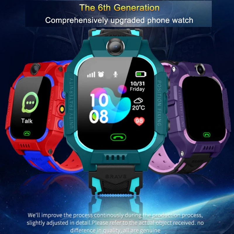 New Smart Watch Kids LBS Baby Phone 2G Watch Camera SOS PK Q02 Q12 Q15 Children Smartwatch Android Ios for Boys Girls Gifts