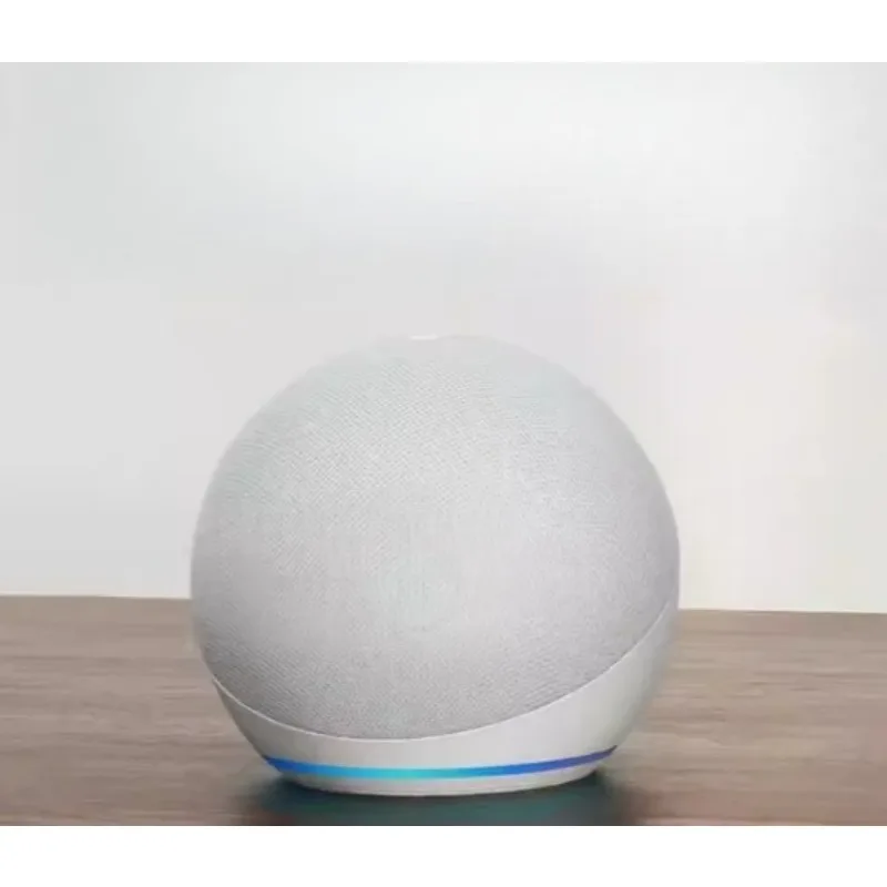 Portable Mini Smart Speaker With LED Clock Screen Handsfree Voice Control Indoor Home Sound Box