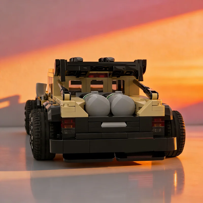 568pcs MOC AM General Humvee Custom City Champions Model Building Blocks Construction Toy Idea Christmas Gifts Education Brick