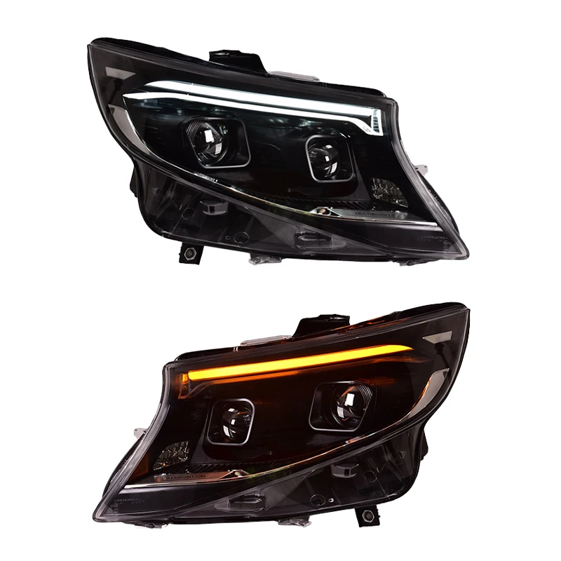 

LED Headlights For Mercedes Benz V Class W447 2016-2023 Vito V260 New DRL Head Lamp Upgrade 6000K 12V Car Head Lights