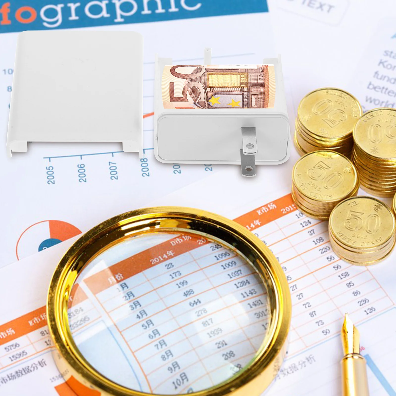 صندوق تخزين مخفي على شكل سر آمن للمجوهرات النقدية المحمولة والأشياء الثمينة السرية لحارس الاتحاد الأوروبي #4