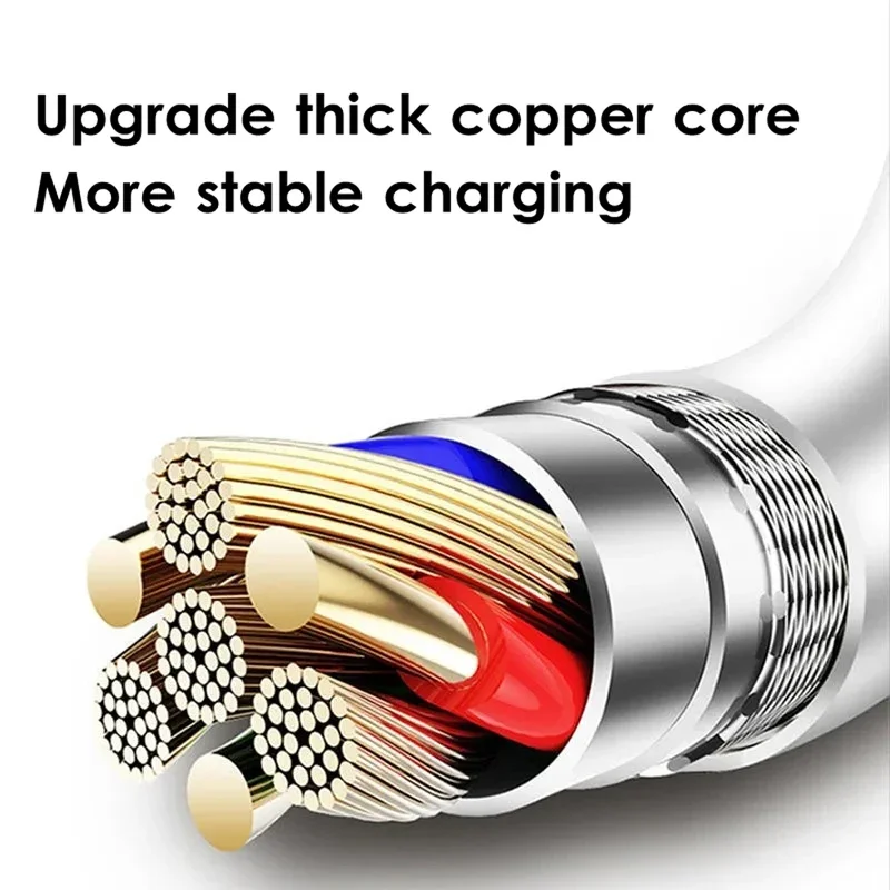 1-3pcs 7A 100W Type C Super-Fast Charge Cable for Huawei P40 P30 Mate 40 USB Fast Charing Data Cord for Xiaomi Mi 12 Pro Oneplus