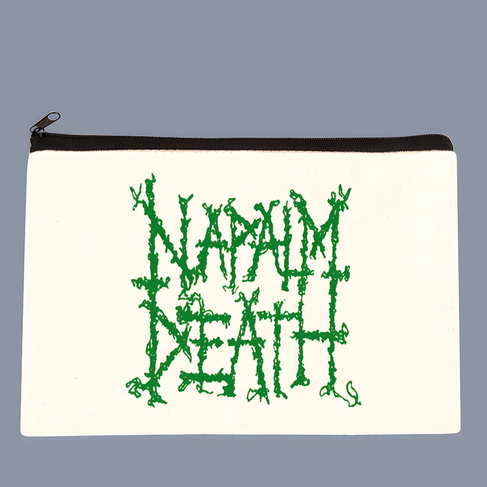 

napalm death Small Square Bag Coin Purse Storage Small Card Key Bag Coin Clutch Zipper Key Bag