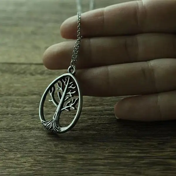 10pcs Oval Norse Tree Of Life Pendant  Dragon Soul Jewelry unique shape New syle