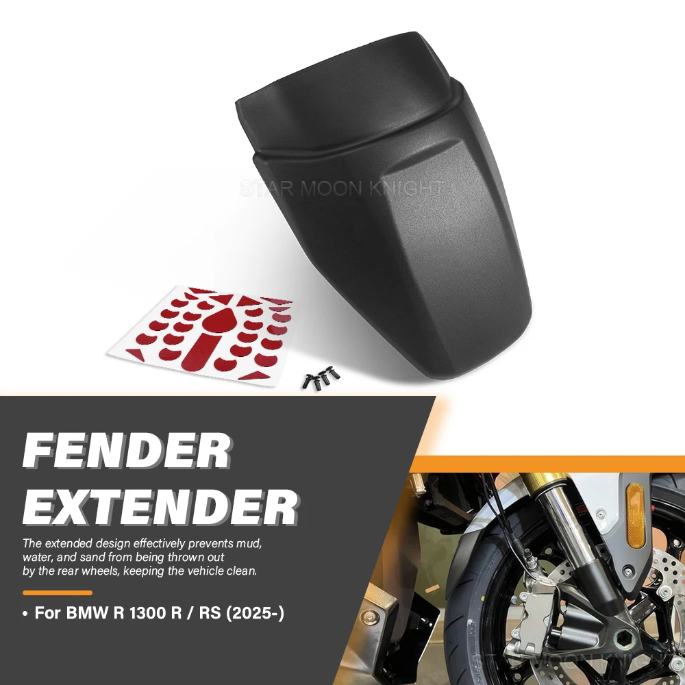 R1300R Mudguard Front Fender Extender For BMW R1300RS 2025 Splash Guard Motorcycle Tire Hugger Engine Protection Accessories