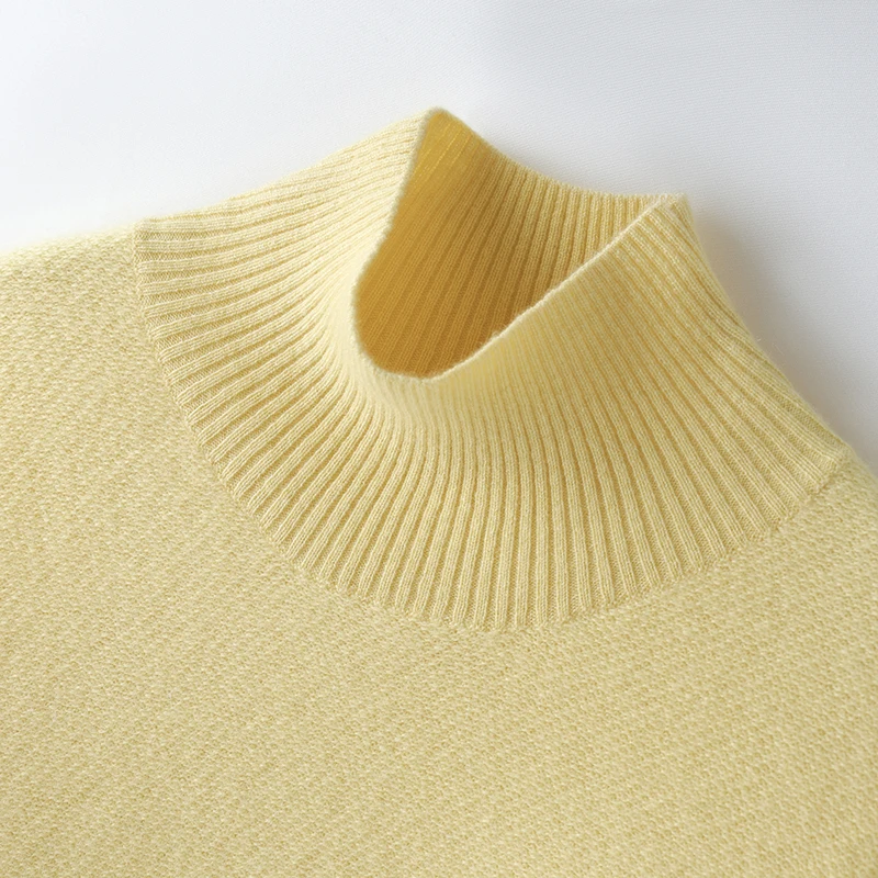 Women Pullovers Winter Thick Warm 100% Cashmere Knit Turtleneck Jumpers Long Sleeve Fashion Soft 5Colors Sweater