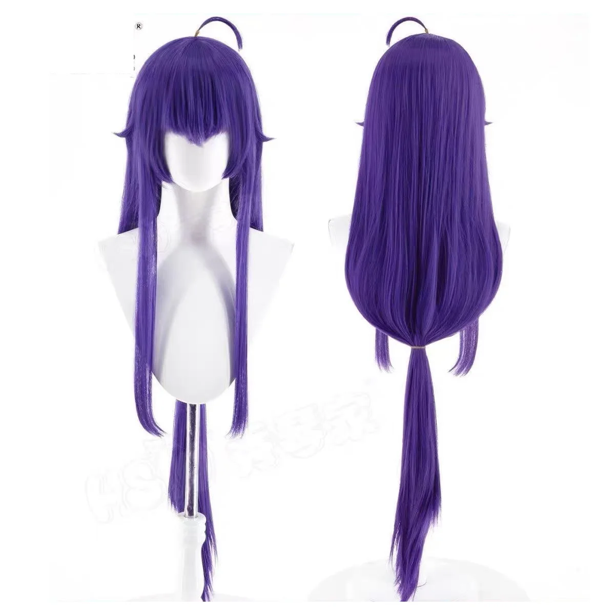 HAIRJOY Synthetic Hair Wig Honor of Kings Xishi Cosplay Wig Dark Purple Cosplay Wig