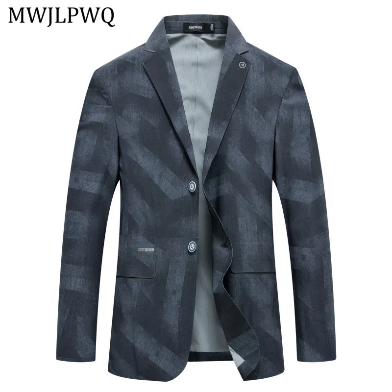

MWJLPWQ весна осень новый однотонный повседневный мужской модный пиджак однобортный элегантный тонкий красивый джентльменский мужской пиджак 11324