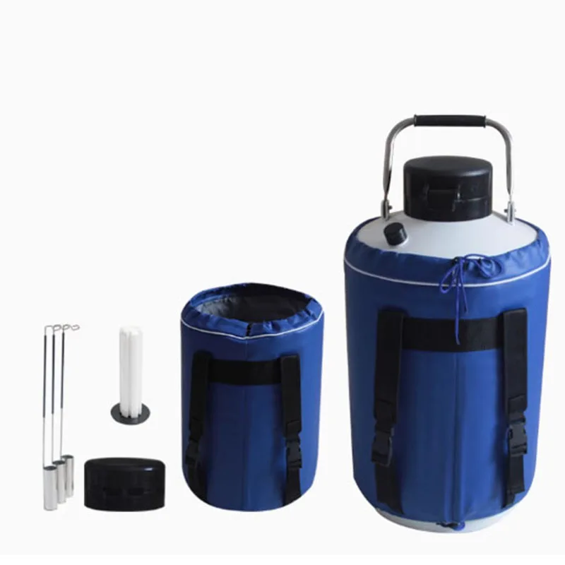 Резервуар для жидкого азота на 10 л для косметической промышленности, научный резервуар для жидкого азота для сохранения спермы