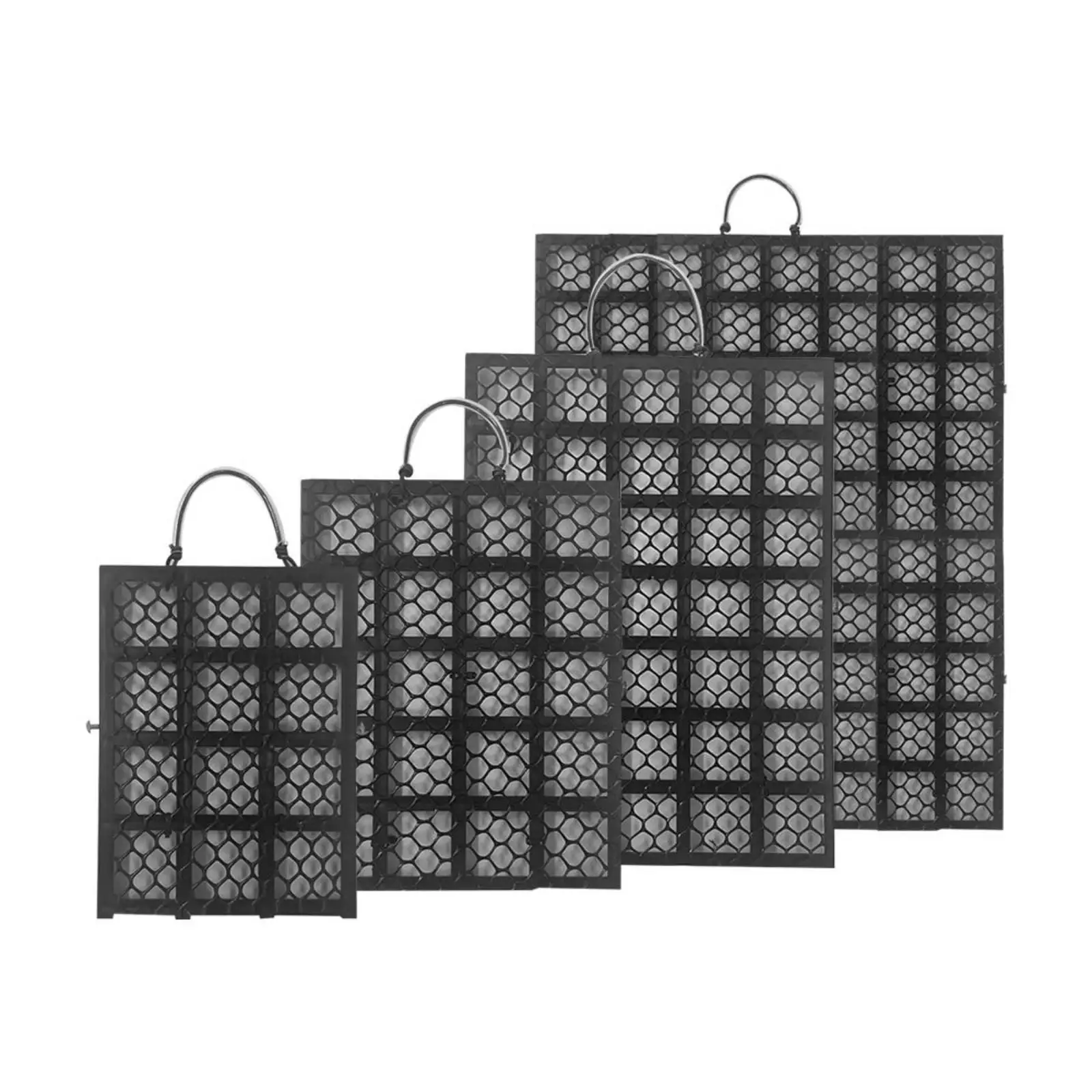 Hanging Plant Mesh Board for Epiphytic Plants Outdoor Rectangular Planter Plastic Panel with Reinforced Frame for Balcony Wall