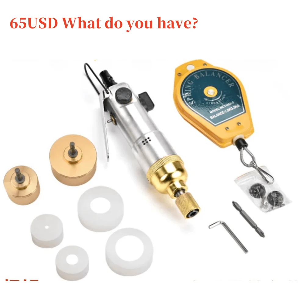 Khc-1P Bottle Capper Ropp Manual Aluminum Wine Plastic Bottle Screw Capper Ropp Cap Sealing Crown Capping Machine
