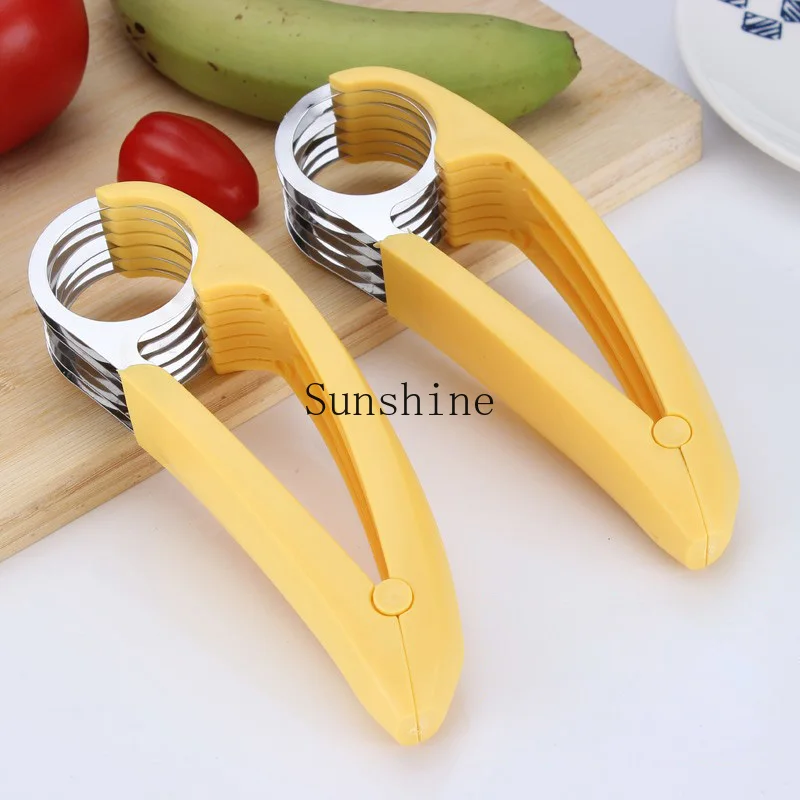 Banana slicer, stainless steel sausage tool, fruit splitter, ham sausage cutting artifact