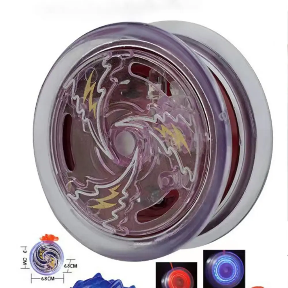 جودة عالية مبتدئ 2A يويو كارتون بلاستيك لايف سليب يويو تركيز ملون متوهج يويو #5